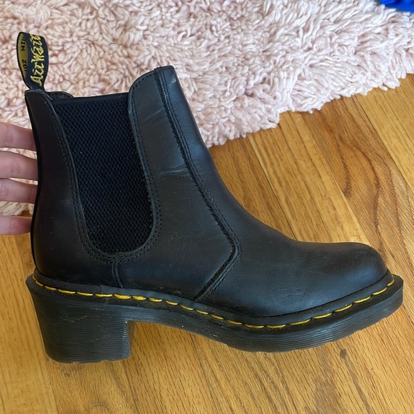 Doc marten boots with slight heel! Slightly used - Picture 1 of 2
